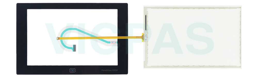 Allen-Bradley PanelView 5510 HMI 2715P-T9WD-K Front Overlay Touch Screen Glass Replacement