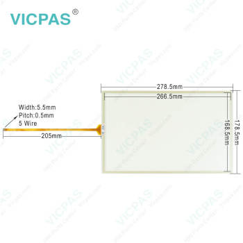 PanelView 5510 2715P-T12WD-K 12'' Overlay Glass Display