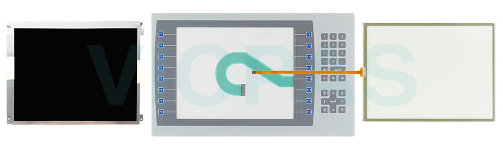 Allen-Bradley PanelView 5510 HMI 2715P-B10CD-B LCD Display Membrane Switch Touch Screen Glass Replacement