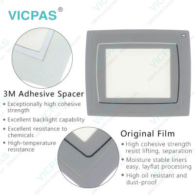 PP825A 3BSE042240R1 3BSE042240R3 Front Overlay HMI Panel Glass