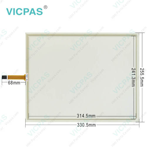 ABB PP865S 3BSE042242R1 15'' Overlay Panel Glass Repair