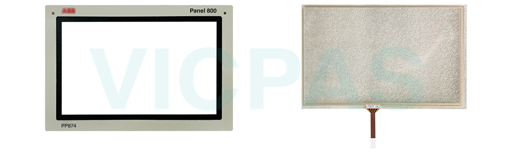 ABB PP874 3BSE069271R1 Front Overlay Touch Panel Repair