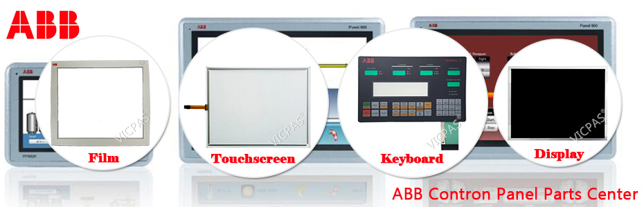 ABB PP875H 3BSE092983R1 Touch Panel Glass Front Overlay Replacement