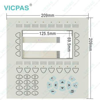 PP245B 3BSC690126R2 Membrane Keyboard Keypad Replacement