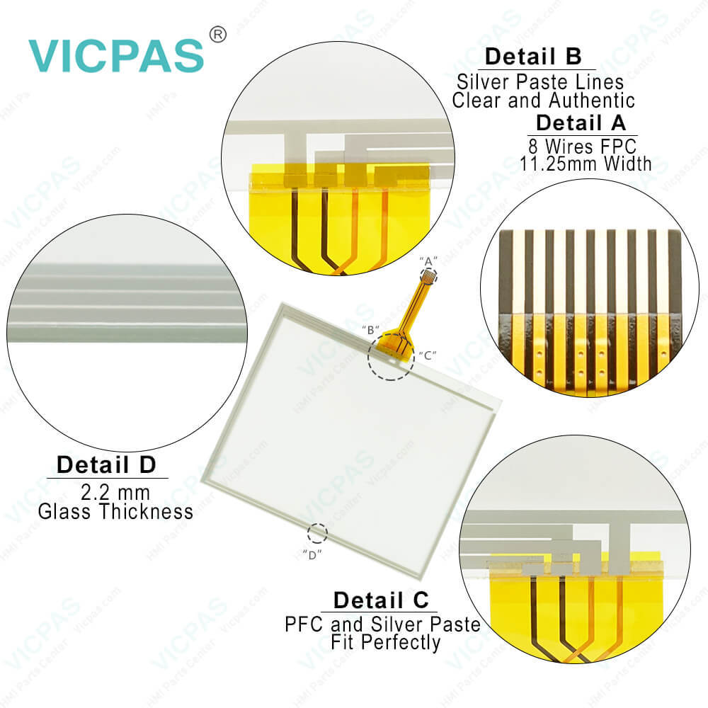 PP345 3BSC690104R2 Touchscreen Panel Replacement