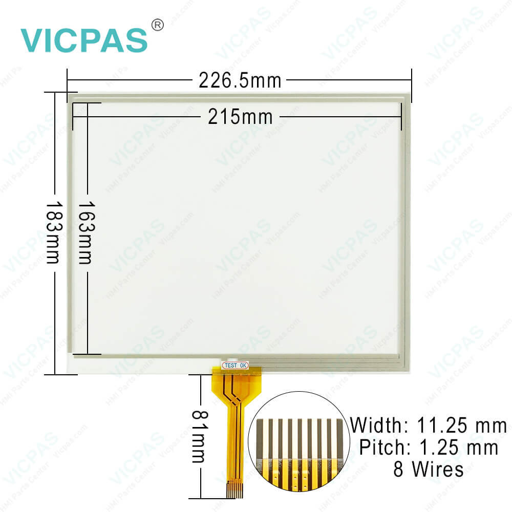 G104-02-1D G104-02-2D G104-02-3D Touch Digitizer Glass