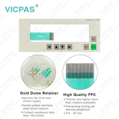 6AV3017-1NE30-0AX0 Siemens SIMATIC TD17 Membrane Keyboard