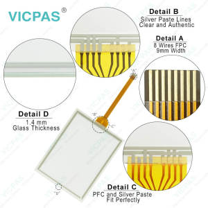 GUNZE USA 100-025 Touch Screen Panel Replacement Repair