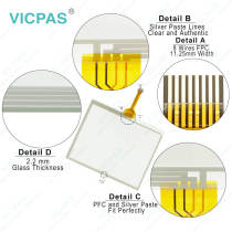 G104-02-1D G104-02-2D G104-02-3D Touch Digitizer Glass