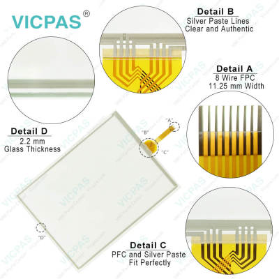 GT/GUNZE USP 4.484.038 G-33 Touch Glass Replacement