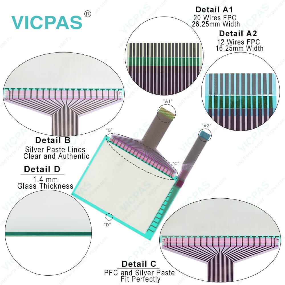 GT/GUNZE USP 4.484.038 G-15 Touch Digitizer Glass Repair