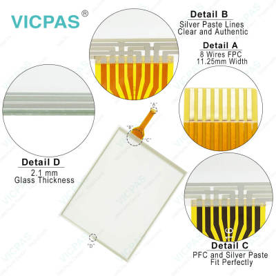 GT/GUNZE USP 4.484.038 G-17 HMI Panel Glass Replacement