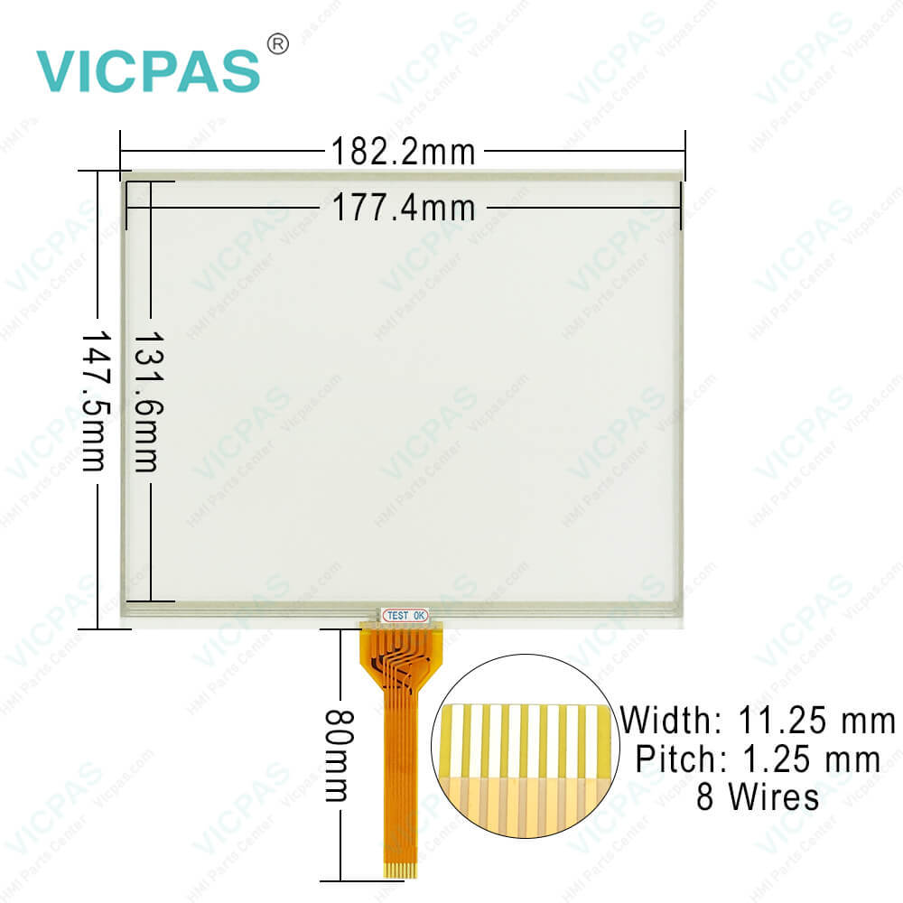 G084-01-1D G084-01-2D GUNZE Touch Digitizer Glass Repair