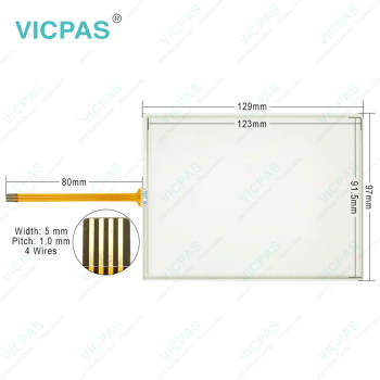 GT/GUNZE USP 4.484.038 GG057 HMI Panel Glass Replacement