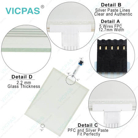 Touch screen membrane for GP-104F-5M-NB06B/GP-104F-5M-NB06B Touch screen membrane