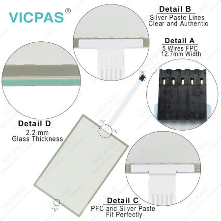 GP-121F-5H-NB17B Gtouch Touch Membrane HMI Replacement