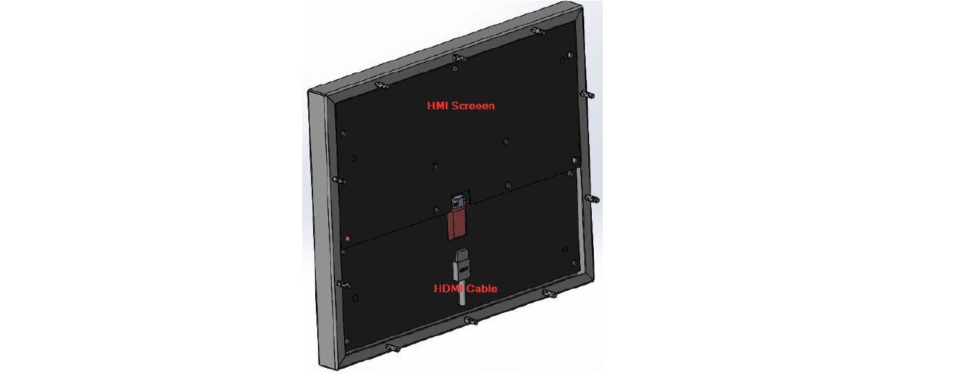 How to mount the EZ7DT-T7C-E EZ7DT-T8C-E EZ7DT-T8C-EH Touch Screen Front Overlay HMI unit?