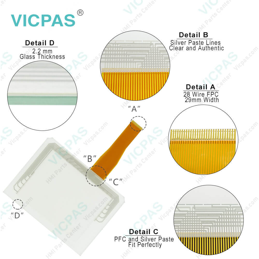EZ-S8C-FSC EZ-S8C-FC HMI Touch Digitizer Protective Film
