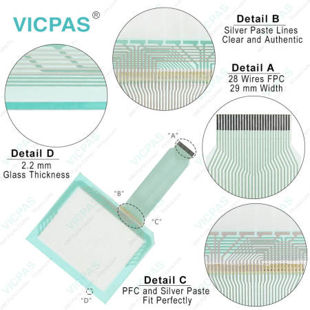 EZ-S6C-FSD EZ-S6C-FSE HMI Touch Membrane Front Overlay