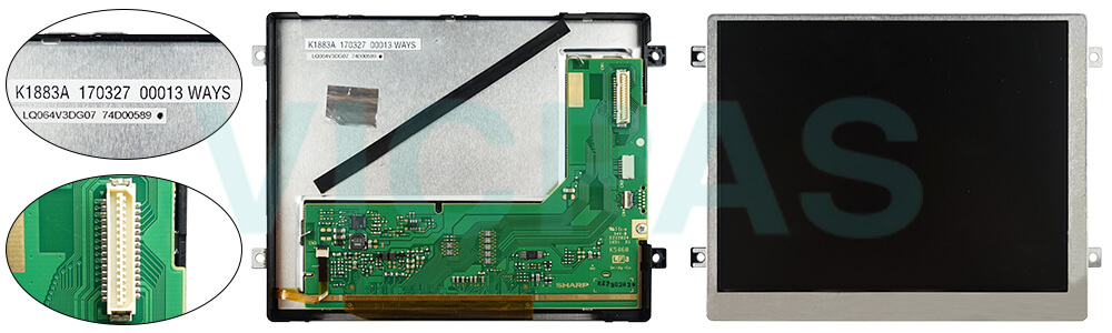 Buy Fanuc Teach Pendant Parts, LQ064V3DG07 LCD display, and protective case shell for repair replacement