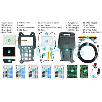 Fanuc A05B-2255-C102#ESW #JAW Teach Pendant Part Repair