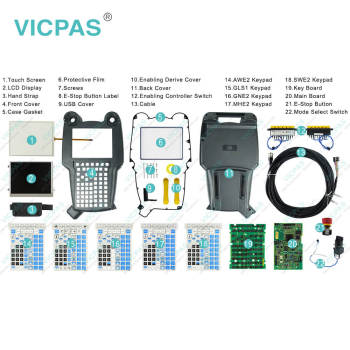 Fanuc A05B-2255-C100#ESW #EAW Teach Pendant Parts Repair