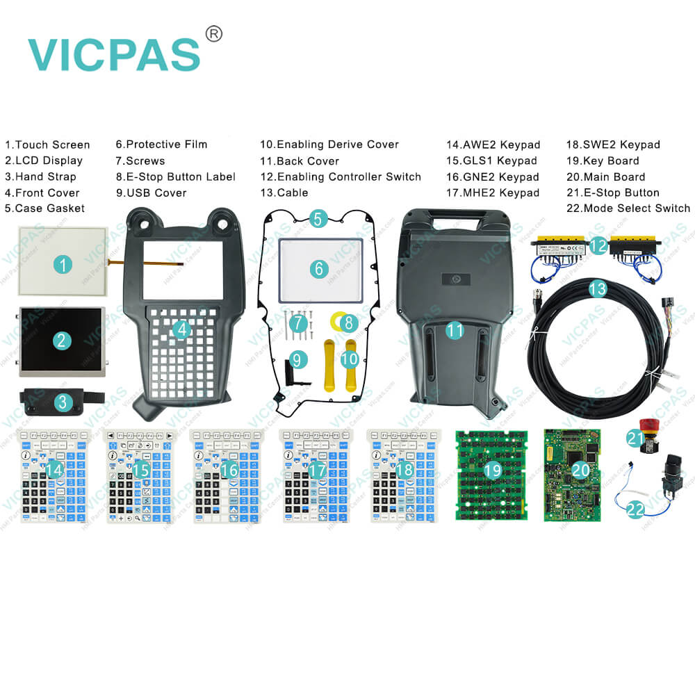 Fanuc A05B-2256-C102#JMH #EMH Teach Pendant Part Repair | Fanuc Teach  Pendant | VICPAS