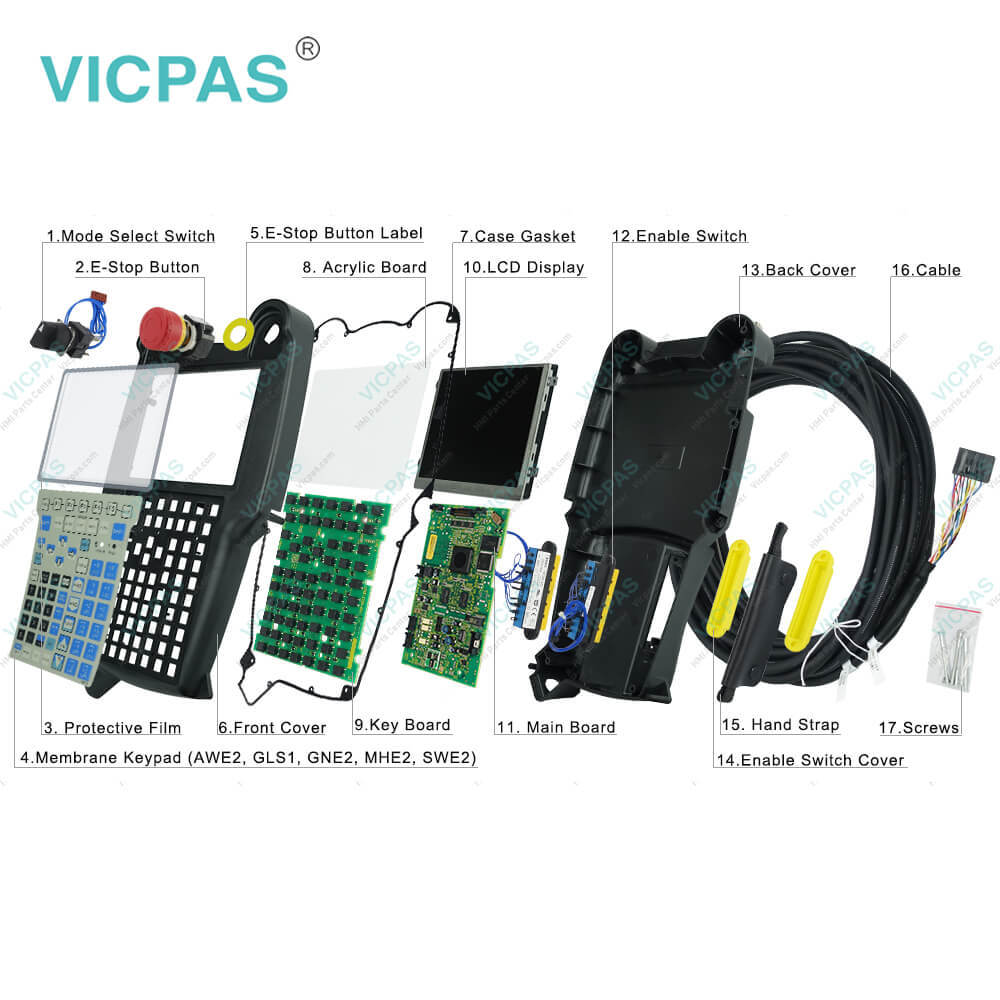 A05B-2255-C101#JSL #SGL Fanuc Teach Pendant Part Repair