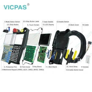 Fanuc A05B-2255-C100#EMH #ESL Touchscreen Keypad Part Repair