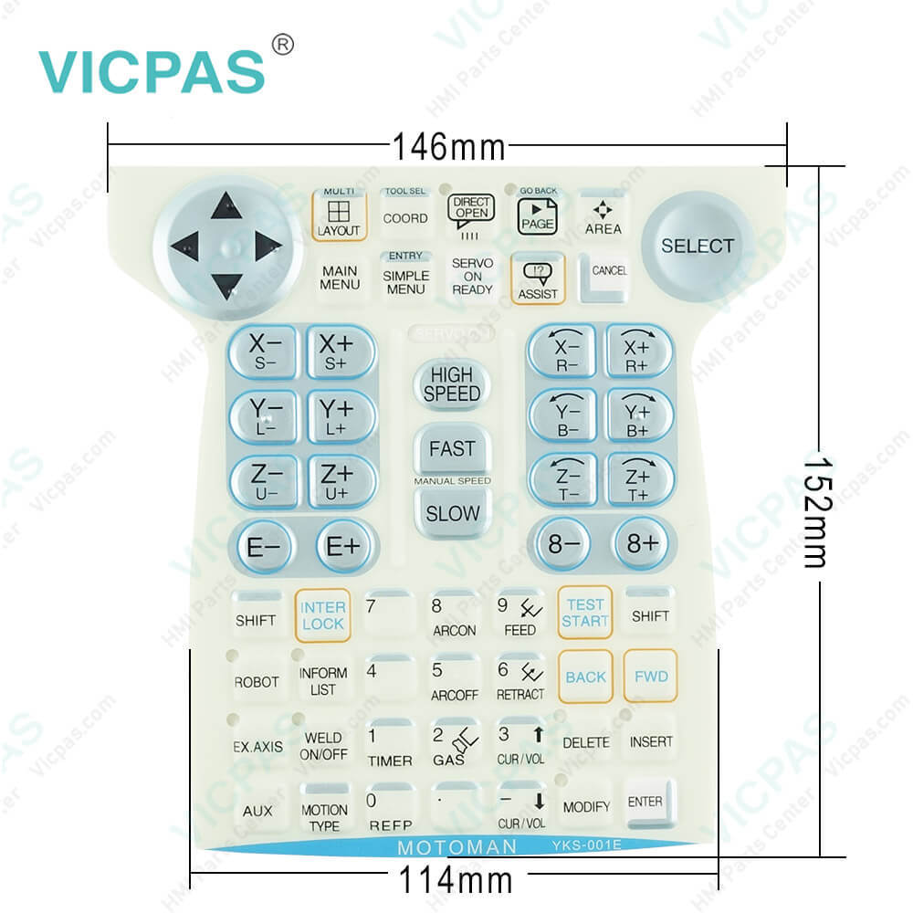 YASKAWA MOTOMAN YKS-001E Membrane Keypad Keyoard