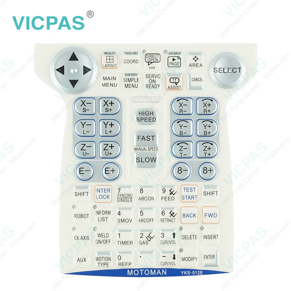 MOTOMAN YKS-010J YASKAWA DX100 Membrane Switch | Yaskawa MOTOMAN YKS-010J YASKAWA DX100 Membrane Switch | Yaskawa