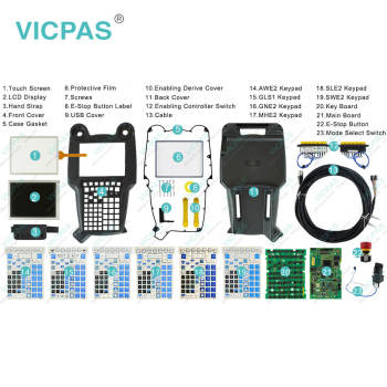 Fanuc A05B-2518-C200#EAW #EMH Teach Pendant Part Repair