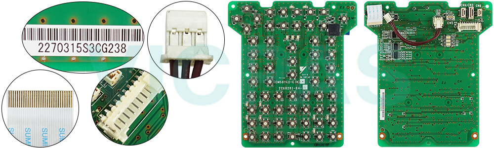 Motoman YASKAWA DX100 DX200 Teach Pendant Parts, EMS0702-C(K) 2268281-9A-A EMS0702(K) 5313743-6B-B PCB Keyboard for repair replacement