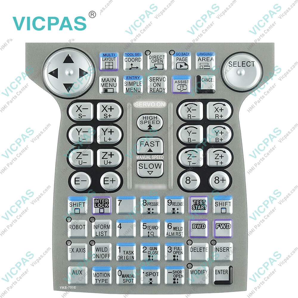 YASKAWA DX200 Teach Pendant YKS-705E Keypad Membrane