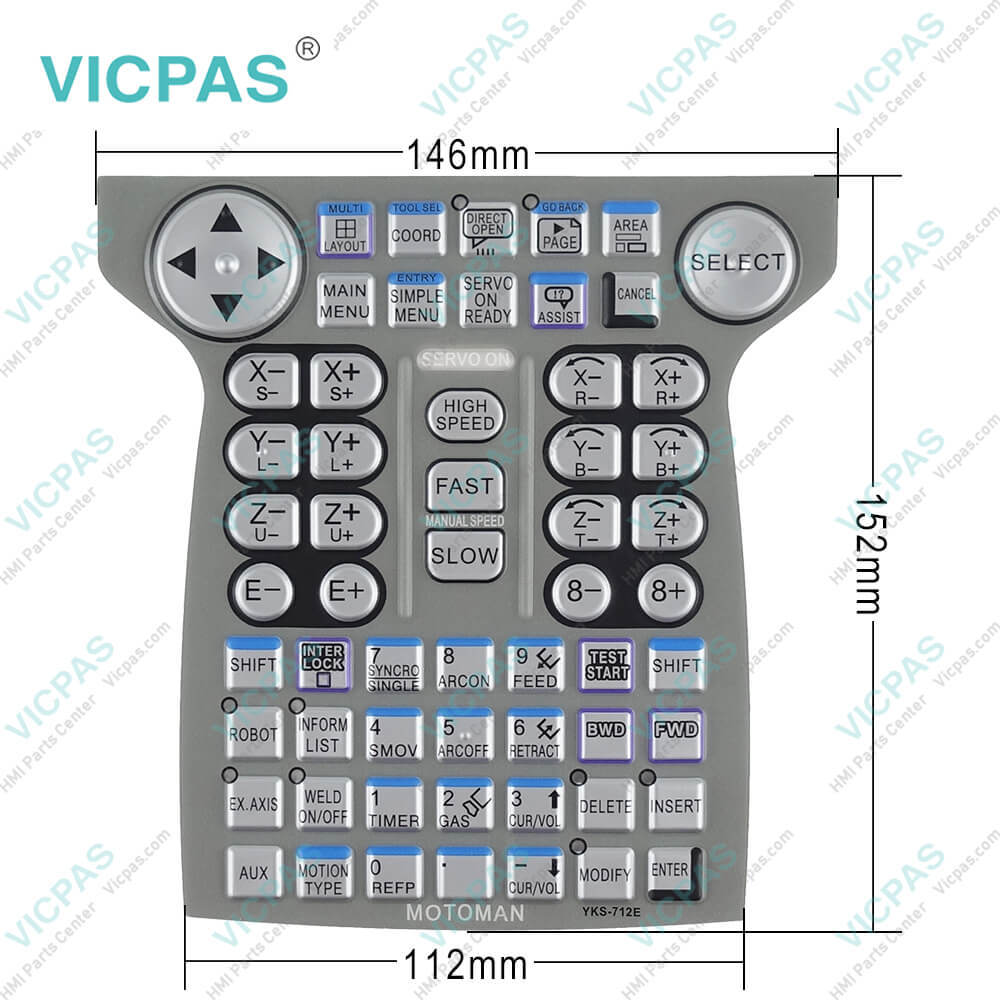 YASKAWA MOTOMAN YKS-712E Membrane Keyboard Repair