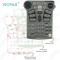 YASKAWA XRC Teach Pendant XKS-014E Membrane Keyboard