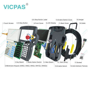 Fanuc Robotic Controller A05B-2490-C371 Repair Kit