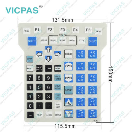 Fanuc Teach Pendant SLE2 Membrane Keyboard Replacement