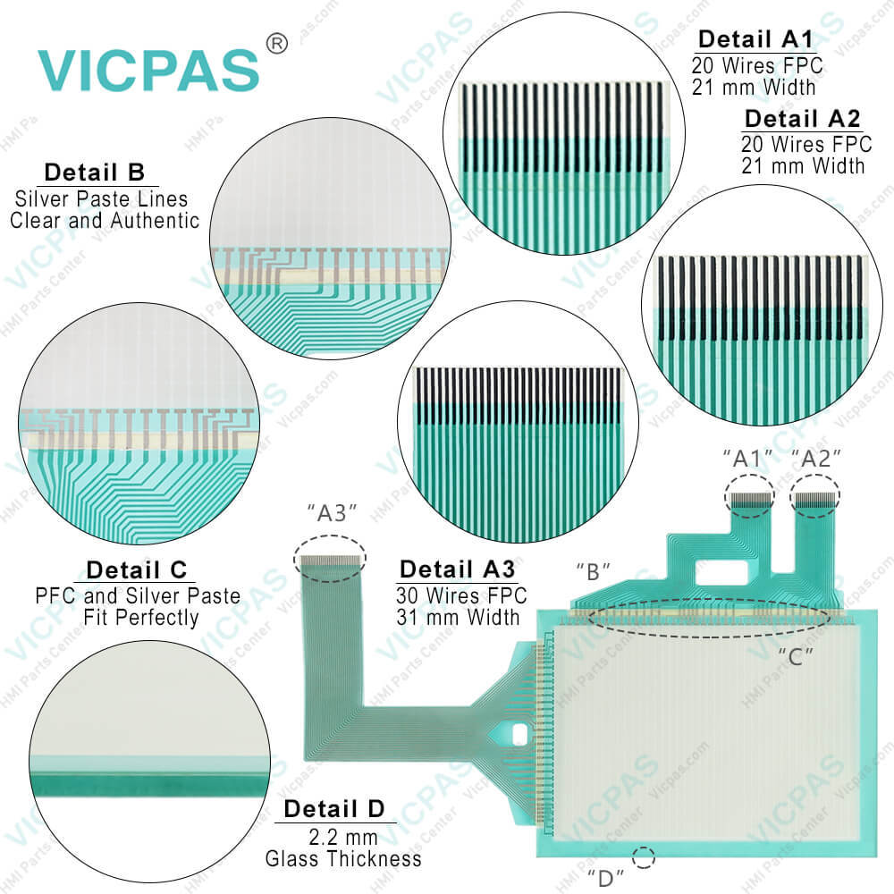 Keyence VT3-V7R Touchscreen Front Overlay Repair