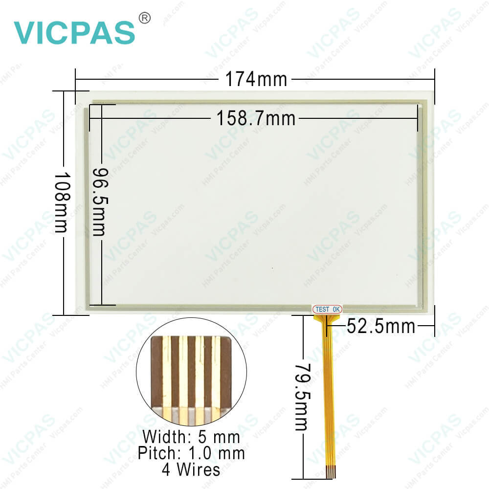 Keyence VT5-W07M Touch Membrane Front Overlay Repair