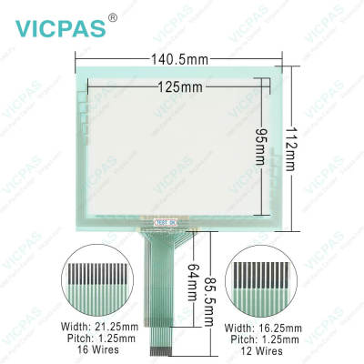 QPK-3D200-L2P QPK3D200L2P-A QPK3D200L2P-B Protective Film Touch Digitizer