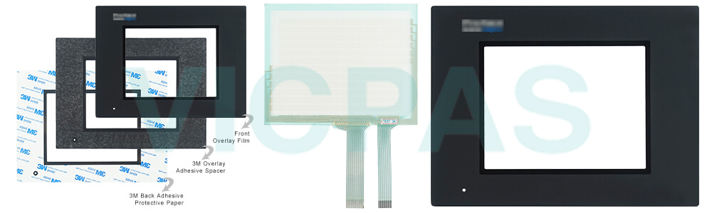 GE Fanuc QuickPanel Mini Series CQPM2D100L2P-A GQPM2D100L2P QPM2D100L2P-B Protective Film Touch Screen Repair Replacement