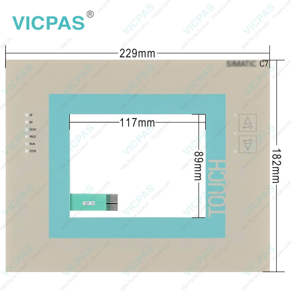6ES7635-2EB00-0AE3 C7-635 Touch Screen Membrane Switch Shell