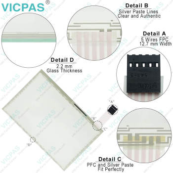B070N18AG04-02 E217342 HMI Panel Glass Replacement Repair
