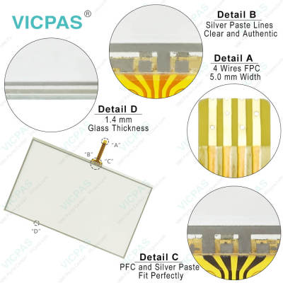 M7048A 03243A HMI Panel Glass Replacement Repair