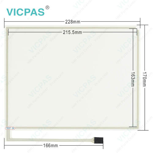 Omni PLUS800 Touch Glass for Picanol HMI Replacement