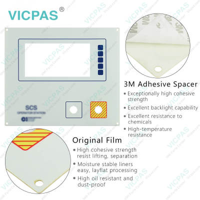Owens Brockway SCS Operator Station Protective Film Touch Screen Panel