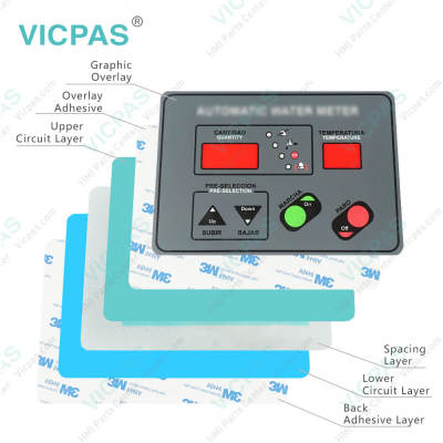 Automatic Water Meter 60I Membrane Keyboard Repair