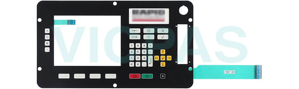 RAPID MASCHINENBAU OAC-TS5LG-FU Membrane Keypad Switch for HMI repair replacement