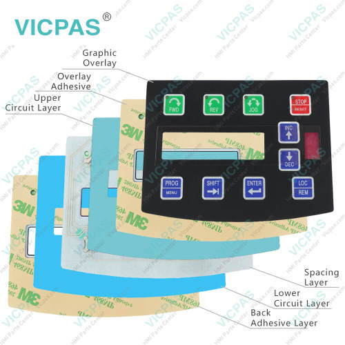 Vacon (TB Woods) X Series drives 70CPT64100051 Membrane Keyboard Keypad